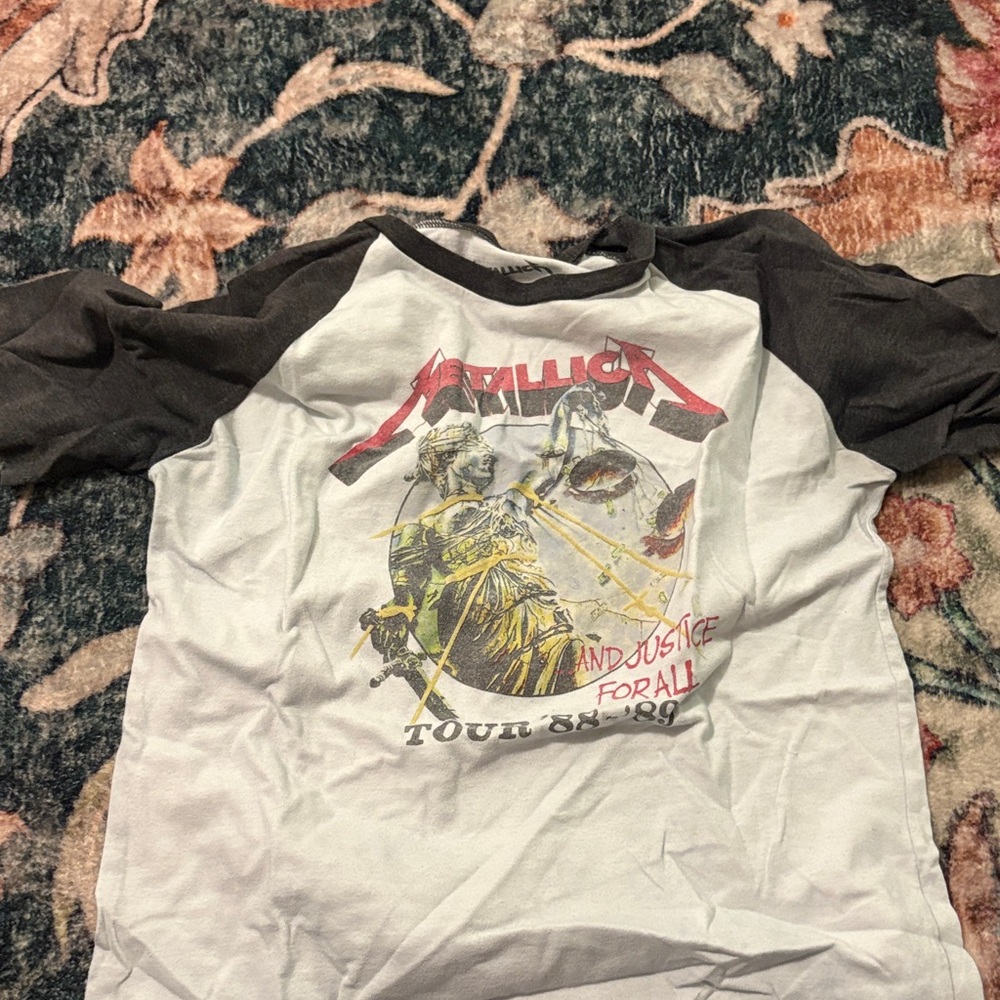 Metallica Shirt - Black and White